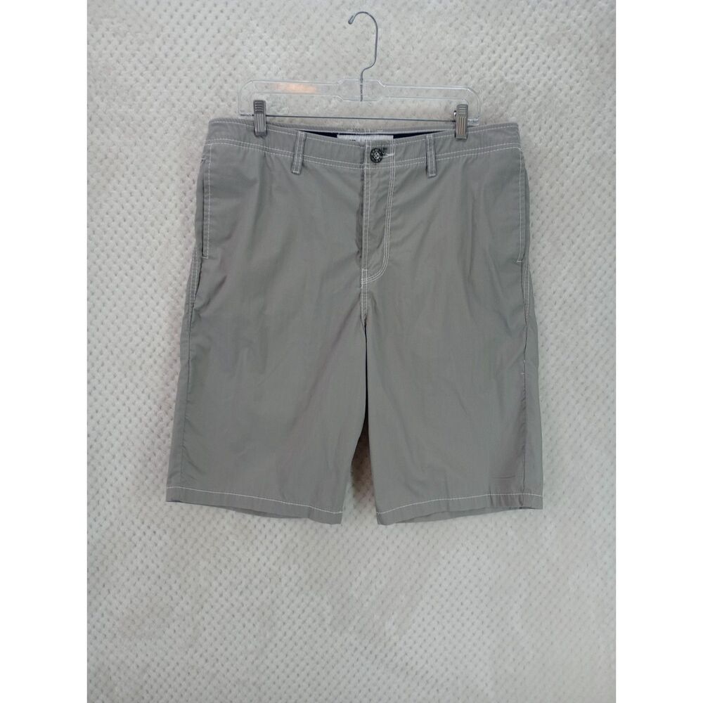 BKE Carson Men's 36 Slate Stretch Shorts Standard Fit Flat Front